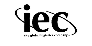 IEC THE GLOBAL LOGISTICS COMPANY logo