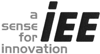 IEE A SENSE FOR INNOVATION logo