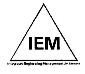 IEM INTEGRATED ENGINEERING MANAGEMENT BY SIEMENS logo