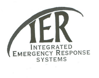 IER INTEGRATED EMERGENCY RESPONSE SYSTEMS logo
