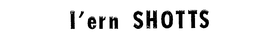 I'ERN SHOTTS logo