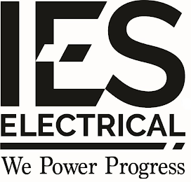 IES ELECTRICAL WE POWER PROGRESS logo