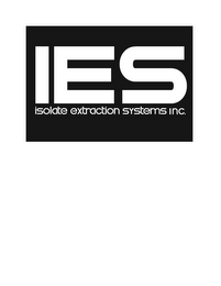 IES ISOLATE EXTRACTION SYSTEMS INC. logo