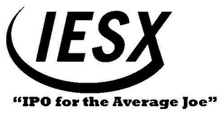 IESX "IPO FOR THE AVERAGE JOE" logo