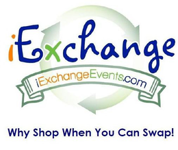 IEXCHANGE IEXCHANGE EVENTS.COM WHY SHOP WHEN YOU CAN SWAP! logo