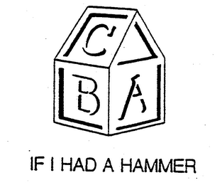 IF I HAD A HAMMER CBA logo