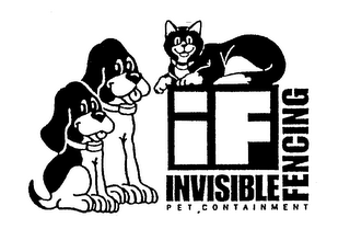 IF INVISIBLE FENCING PET CONTAINMENT logo