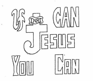 IF JESUS CAN YOU CAN INRI logo
