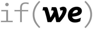 IF (WE) logo