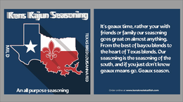 IF YOU AIN'T SNEEZING, IT AIN'T SEASONED, TEXAS BRED LOUISIANNA FED, KENS KREOLE KATFISH, KENS KAJUN SEASONING, KENS KREOLE FISH FRY, KENS KAJUN FISH FRY, THE OFFICIAL FISH FRY OF THE SOUTH, KENITH WAYNE BOOKER II logo
