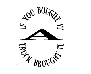 IF YOU BOUGHT IT A TRUCK BROUGHT IT logo