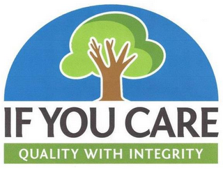 IF YOU CARE QUALITY WITH INTEGRITY logo