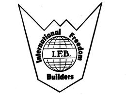I.F.B. INTERNATIONAL FREEDOM BUILDERS logo