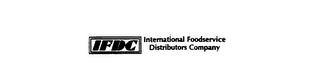 IFDC INTERNATIONAL FOODSERVICE DISTRIBUTORS COMPANY logo
