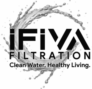 IFIVA FILTRATION CLEAN WATER, HEALTHY LIVING. logo