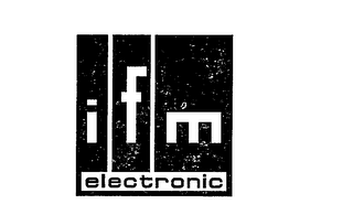 IFM ELECTRONIC logo