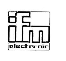 IFM ELECTRONIC logo