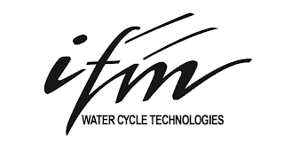 IFM WATER CYCLE TECHNOLOGIES logo
