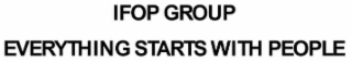 IFOP GROUP EVERYTHING STARTS WITH PEOPLE logo