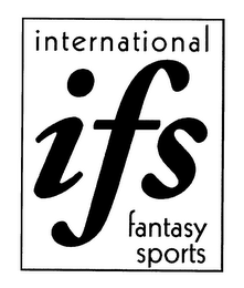 IFS INTERNATIONAL FANTASY SPORTS logo