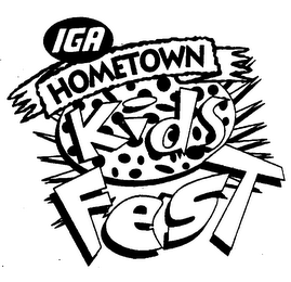 IGA HOMETOWN KIDS FEST logo