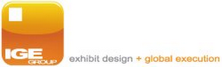 IGE GROUP EXHIBIT DESIGN + GLOBAL EXECUTION logo