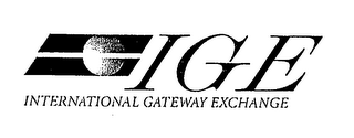 IGE INTERNATIONAL GATEWAY EXCHANGE logo