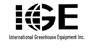 IGE INTERNATIONAL GREENHOUSE EQUIPMENT INC. logo