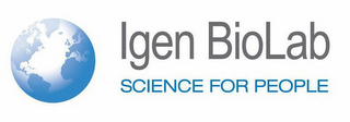 IGEN BIOLAB SCIENCE FOR PEOPLE logo