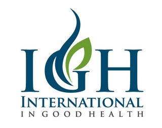 IGH INTERNATIONAL IN GOOD HEALTH logo