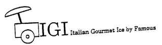 IGI ITALIAN GOURMET ICE BY FAMOUS logo