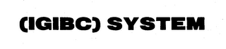 (IGIBC) SYSTEM logo