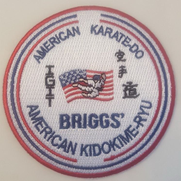 IGIT BRIGGS' AMERICAN KARATE-DO AMERICAN KIDOKIME-RYU logo