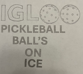 IGL PICKLEBALL BALL'S ON ICE logo