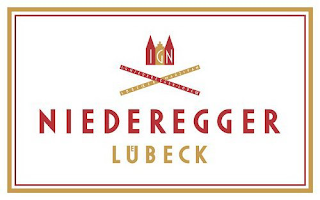 IGN I·G·NIEDEREGGER·LUEBECK LUEBECKER MARZIPAN NIEDEREGGER LUEBECK logo