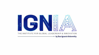 IGNIA THE INSTITUTE FOR GLOBAL LEADERSHIP & INNOVATION BY SAN IGNACIO UNIVERSITY logo