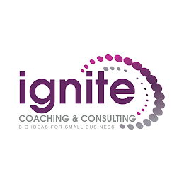 IGNITE COACHING & CONSULTING BIG IDEAS FOR SMALL BUSINESS logo