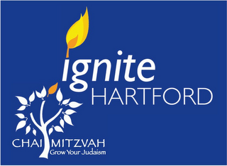 IGNITE HARTFORD CHAI MITZVAH GROW YOUR JUDAISM logo