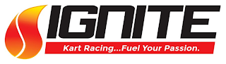 IGNITE KART RACING...FUEL YOUR PASSION. logo