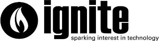 IGNITE SPARKING INTEREST IN TECHNOLOGY logo