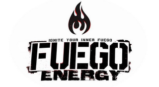 IGNITE YOUR INNER FUEGO FUEGO ENERGY logo