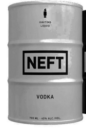 IGNITING LIQUID NEFT VODKA 700ML · 40% ALC./VOL. logo