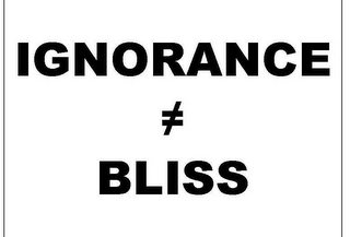 IGNORANCE BLISS logo