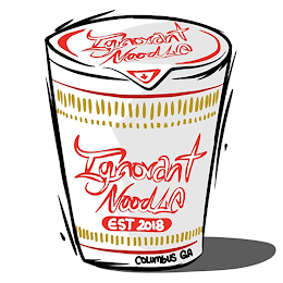 IGNORANT NOODLE IGNORANT NOODLE EST 2018 COLUMBUS GA logo