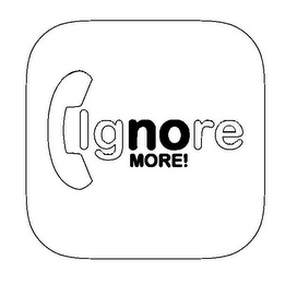 IGNORE NO MORE! logo