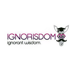 IGNORISDOM IGNORANT. WISDOM. logo