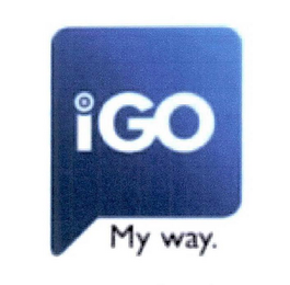 IGO MY WAY. logo
