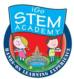 IGO STEM ACADEMY FOR YOUNG KIDS SCIENCE TECHNOLOGY ENGINEERING MATHEMATICS HANDS-ON LEARNING EXPERIENCE logo