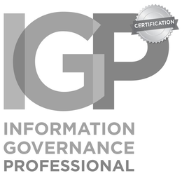 IGP INFORMATION GOVERNANCE PROFESSIONAL CERTIFICATION logo