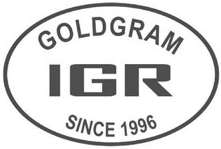 IGR GOLDGRAM SINCE 1996 logo